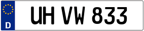 Truck License Plate